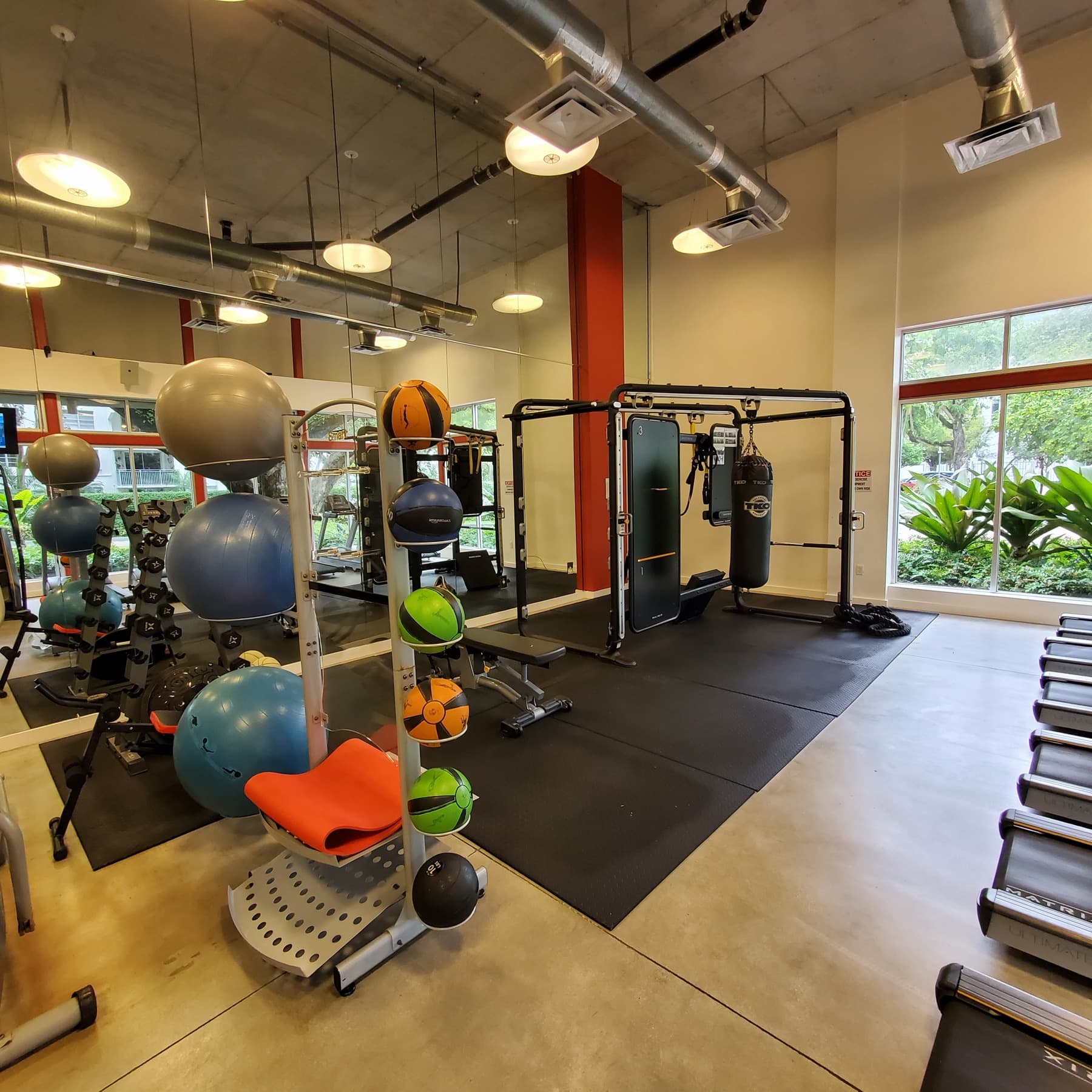 Functional training area inside the SOMA fitness center